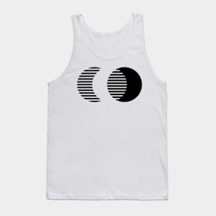 geometric opart circles design Tank Top